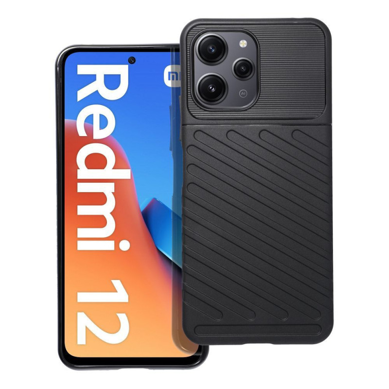 Case for Xiaomi Redmi 12 4G Thunder black