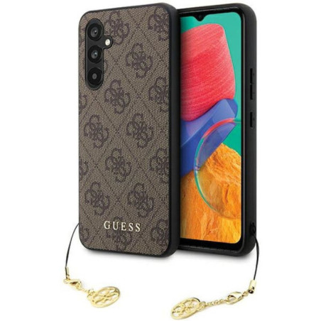 GUESS case for SAMSUNG S23 FE GUHCS23FEGF4GBR (4G Charm) brown