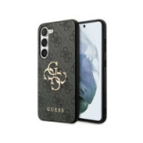 GUESS case for SAMSUNG S24 GUHCS24S4GMGGR (Leather 4G Metal Logo) black