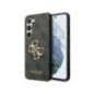 GUESS case for SAMSUNG S24 GUHCS24S4GMGGR (Leather 4G Metal Logo) black