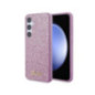 GUESS case for SAMSUNG S24 GUHCS24SHGGSHU (Glitter Script) purple