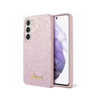 GUESS case for SAMSUNG S24 GUHCS24SHGGSHP (Glitter Script) pink