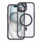 Case for iPhone 15 Full Matte Mag Cover compatible with MagSafe black