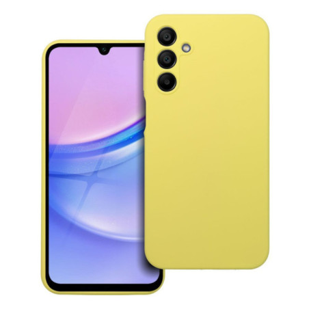 Case for Samsung A15 5G / A15 4G Silicone 2mm yellow
