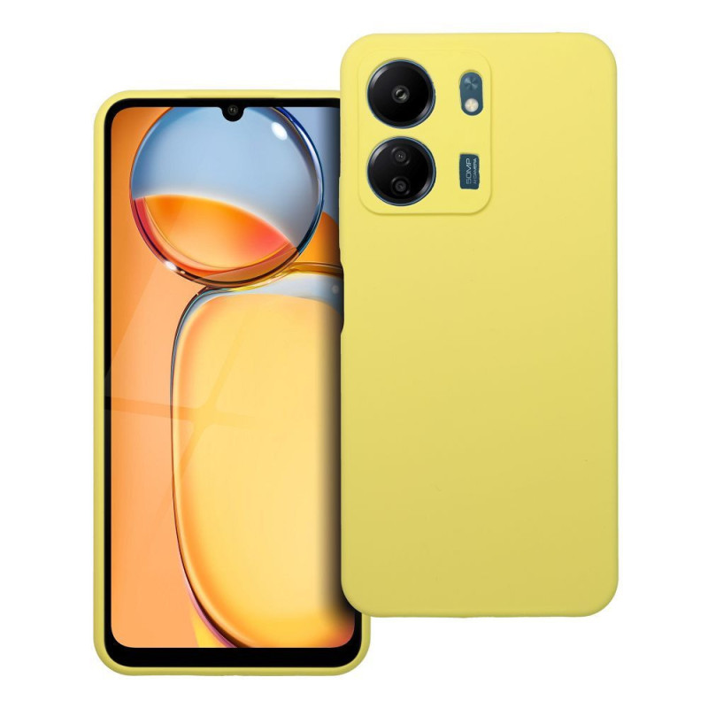 Case for Xiaomi Redmi 13C Silicone 2mm yellow Case for Xiaomi Redmi 13C Silicone 2mm yellow
