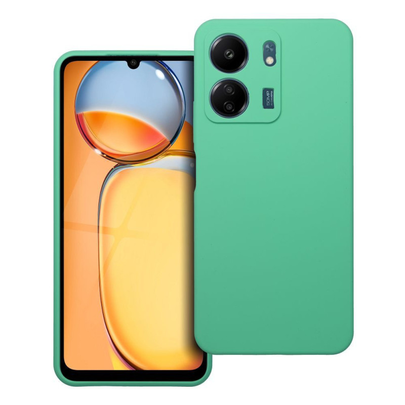 Case for Xiaomi Redmi 13C Silicone 2mm mint Case for Xiaomi Redmi 13C Silicone 2mm mint