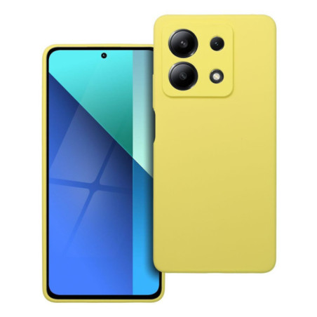 Case for Xiaomi Redmi Note 13 5G Silicone 2mm yellow