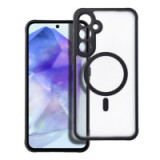Case for Samsung A55 Full Matte Mag Cover compatible with MagSafe black