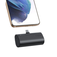 Powerbank Veger PlugOn (W0556/V0556) PD QC3.0 3A 20W 5000 mAh with a built-in connector Type C black