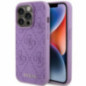 GUESS case for IPHONE 15 Pro Max GUHCP15XP4EPMU (Quilted 4G Classic) light purple
