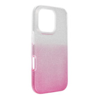 Case for iPhone 16 PRO Shining transparentny pink