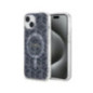 GUESS case for IPHONE 15 Plus compatible with MagSafe GUHMP15MHGCUSTGK (IML GCUBE) black