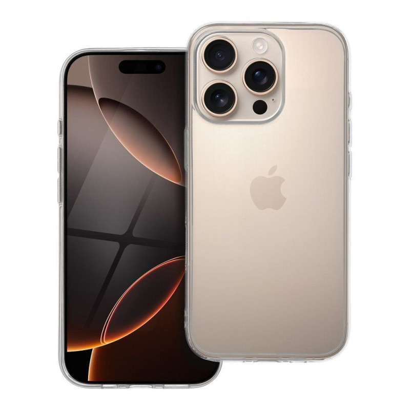 Case for iPhone 16 PRO Clear Case 2 mm (camera protection) transparent
