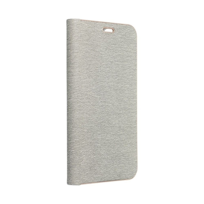 Flip case for Samsung A21s Luna Book Gold silver