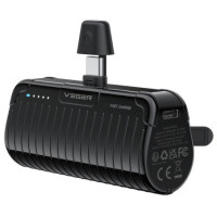 Powerbank Veger PlugOn (W0558) PD QC3.0 3A 20W 5000 mAh with a built-in connector Type C