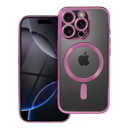 Case for iPhone 16 PRO Electro Mag Cover compatible with MagSafe pink