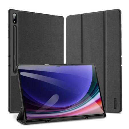 DUX DUCIS case DOMO foldable with pencil storage for SAMSUNG Tab S10 Ultra/S9 Ultra/S8 Ultra Black black