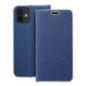 Flip case for iPhone 12 / 12 PRO Luna Book Carbon blue