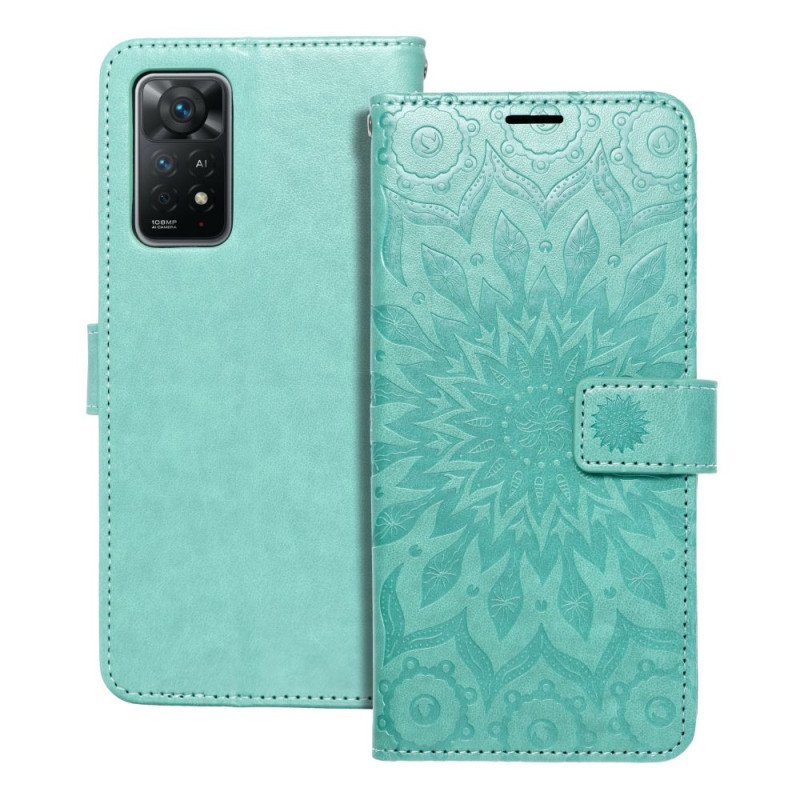 Flip case for Xiaomi Redmi NOTE 11 PRO / 11 PRO 5G Mezzo Book mandala green Flip case for Xiaomi Redmi NOTE 11 PRO / 11 PRO 5G Mezzo Book mandala green