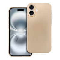 Case for iPhone 16 PLUS Metallic gold
