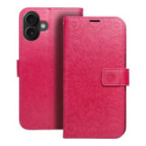 MEZZO Book case for IPHONE 16 Plus mandala magenta