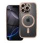 Case for iPhone 16 PRO Electro Mag Cover compatible with MagSafe brown