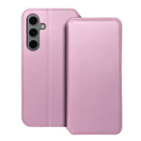 Flip case for Samsung S24 FE Dual Pocket Book light pink