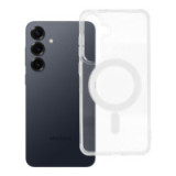 Case for Samsung S25 PLUS Clear Mag Cover (STR) compatible with MagSafe transparent