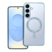 Case for Samsung S25 PLUS Electro Mag Cover compatible with MagSafe blue