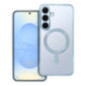 Case for Samsung S25 PLUS Electro Mag Cover compatible with MagSafe blue