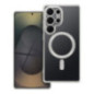 Case for Samsung S25 ULTRA Electro Mag Cover compatible with MagSafe silver