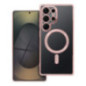 Case for Samsung S25 ULTRA Electro Mag Cover compatible with MagSafe gold-rose