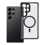 Case for Samsung S25 ULTRA Full Matte Mag Cover compatible with MagSafe black