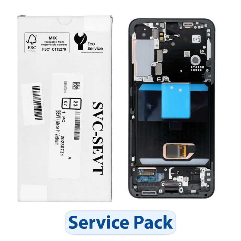 ServicePack LCD Display SAMSUNG S22 S901 GH82-27520E Grey