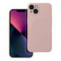 Case for iPhone 13 Silicone Mag Cover compatible with MagSafe pink