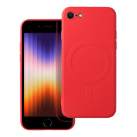 Case for iPhone 7 / 8 / SE 2020 / SE 2022 Silicone Mag Cover compatible with MagSafe red
