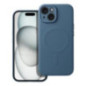 Case for iPhone 15 Silicone Mag Cover compatible with MagSafe (camera protection) blue Case for iPhone 15 Silicone Mag Cover compatible with MagSafe (camera protection) blue
