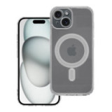 Case for iPhone 15 Clear Mag Cover (STR / CAMERA PROTECTION) compatible with MagSafe transparent