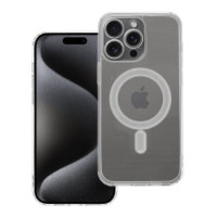 Case for iPhone 15 PRO MAX Clear Mag Cover (STR / CAMERA PROTECTION) compatible with MagSafe transparent