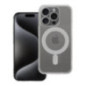 Case for iPhone 15 PRO Clear Mag Cover (STR / CAMERA PROTECTION) compatible with MagSafe transparent