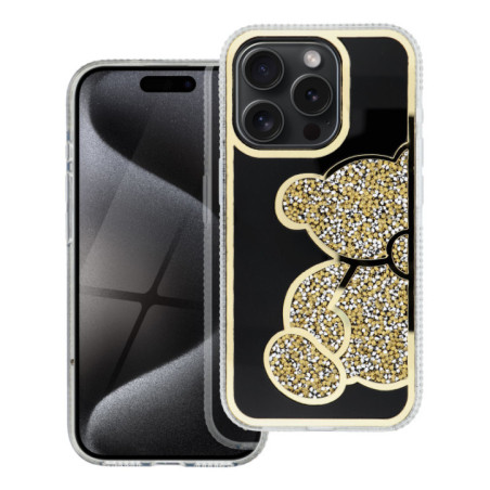 Case for iPhone 14 PRO Teddy Bear gold