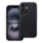 Case for iPhone 16 Silicone Mag Cover compatible with MagSafe black