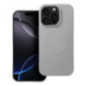 Case for iPhone 16 PRO Silicone Mag Cover compatible with MagSafe (big hole) titanium