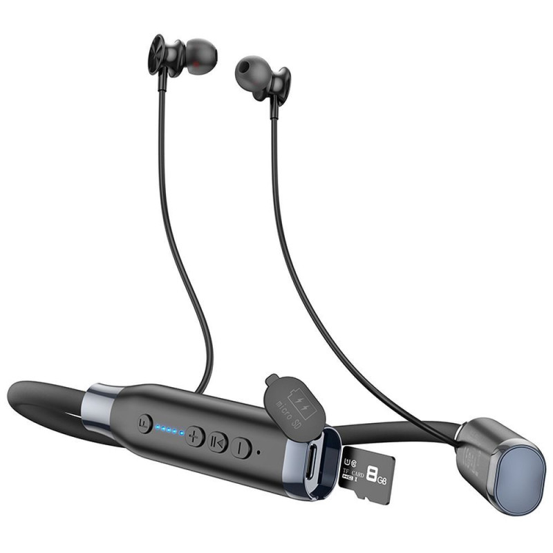 Wireless earphones Hoco neck-hang ES62 black