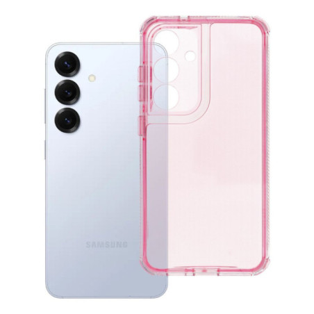 Case for Samsung S25 Matrix Clear powder pink