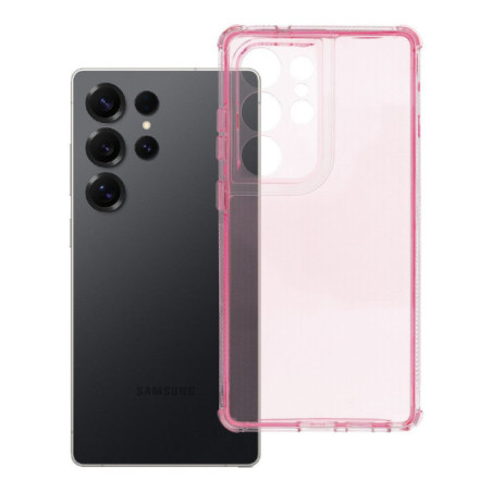 Case for Samsung S25 ULTRA Matrix Clear powder pink
