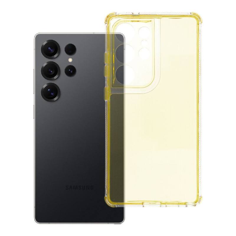 Case for Samsung S25 ULTRA Matrix Clear yellow