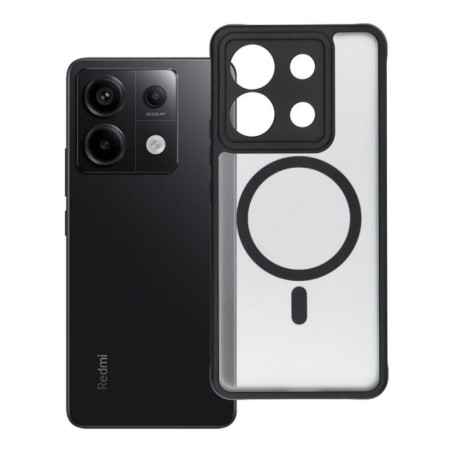 Case for Xiaomi Redmi Note 13 PRO 5G Full Matte Mag Cover compatible with MagSafe black