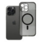 Case for iPhone 14 PRO MAX Clear Mag Cover (STR / CAMERA PROTECTION) compatible with MagSafe black glitter
