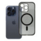 Case for iPhone 14 PRO Clear Mag Cover (STR / CAMERA PROTECTION) compatible with MagSafe black glitter